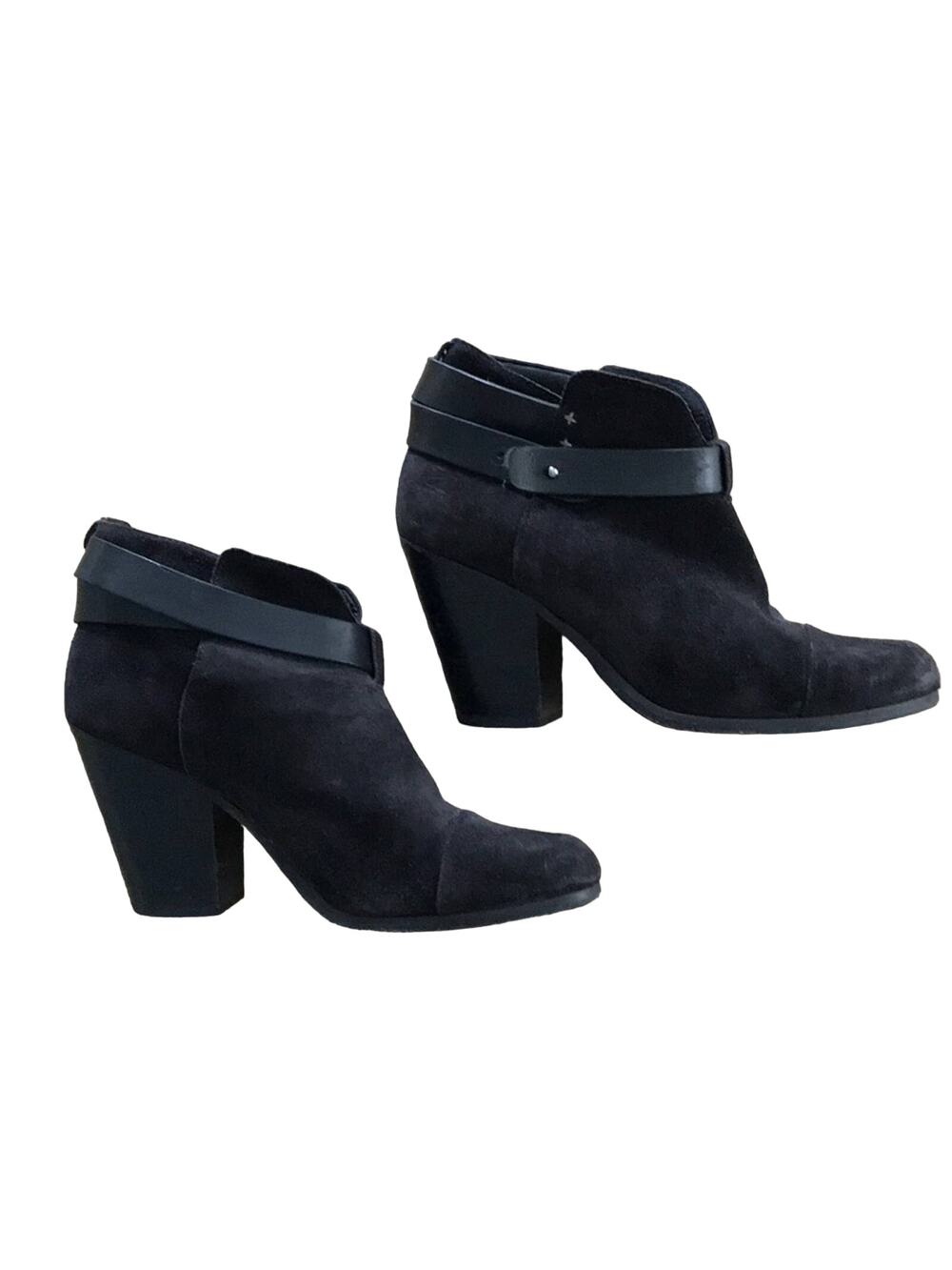Rag & Bone Harrow Boots black suede 38.5